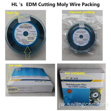 Kawat molibdenum kanggo kabel Cut edm